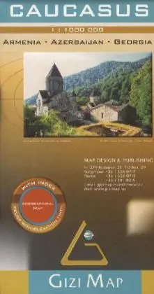Cover: 9789630065818 | Gizi Map Caucasus Geographical | (Land-)Karte | Colour-print. Folded