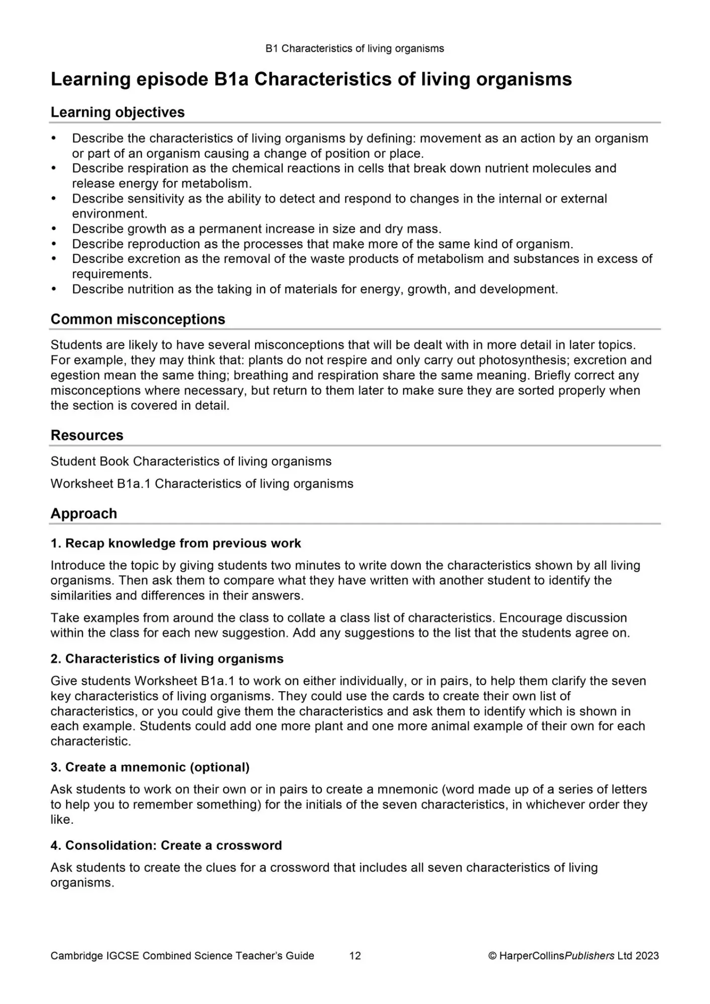 Bild: 9780008545918 | Cambridge Igcse(tm) Combined Science Teacher Guide | Malcolm Bradley