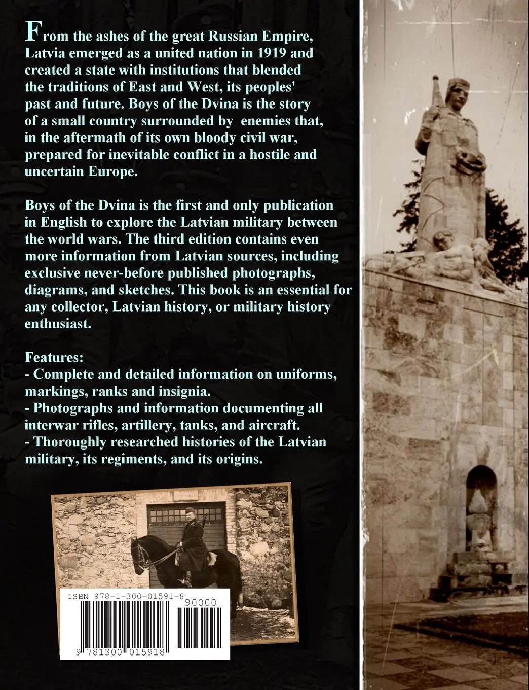 Rückseite: 9781300015918 | Boys of the Dvina - Latvia's Army 1918-1940 | Ma S. Kiersons | Buch