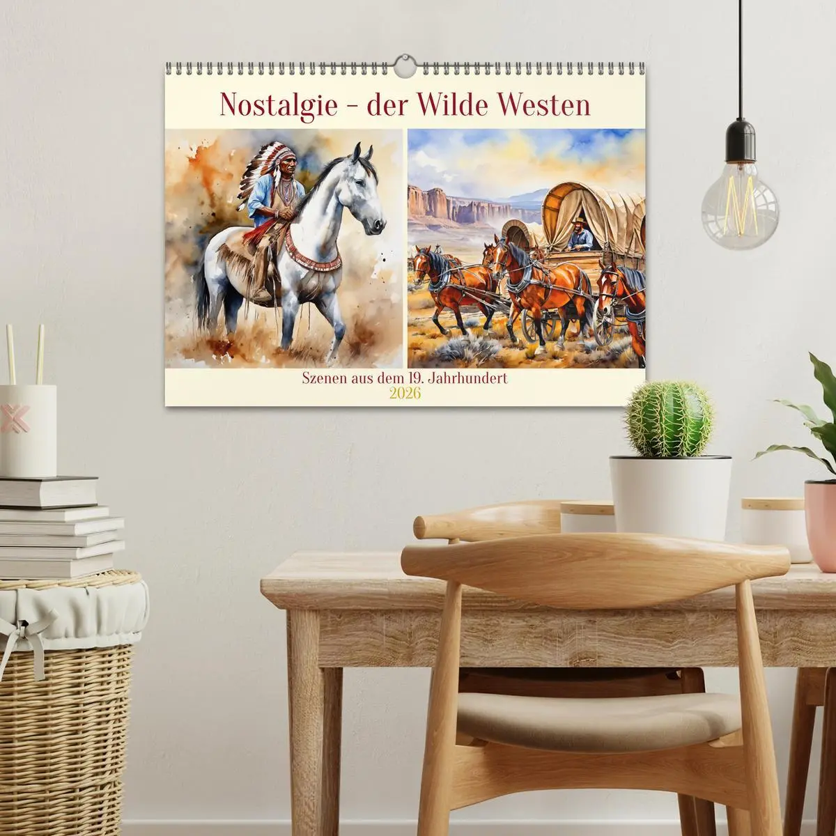 Bild: 9783457265918 | Nostalgie - der Wilde Westen (Wandkalender 2026 DIN A3 quer),...