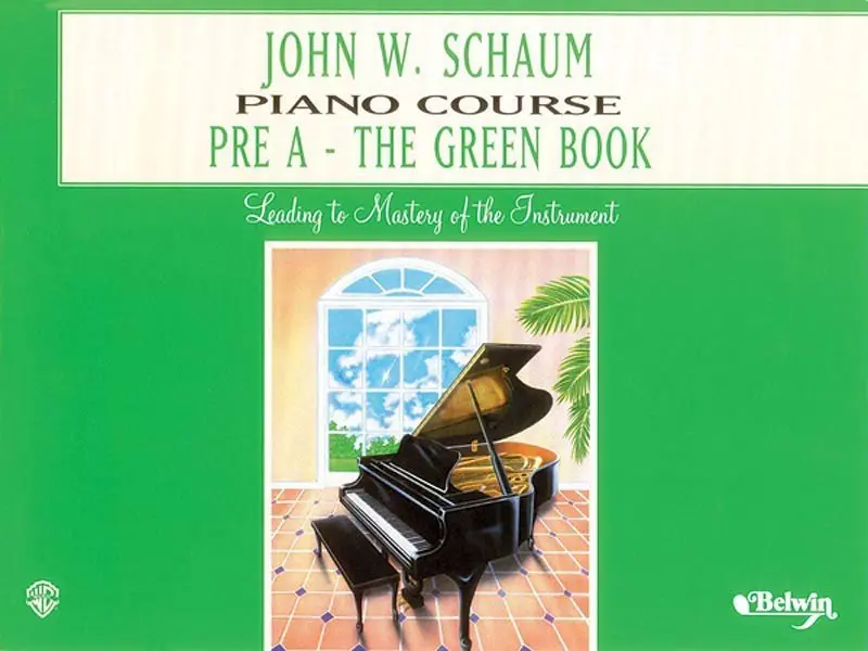 Alfred Music Publishing John W. Schaum Piano Course, Pre-A, The Green Book