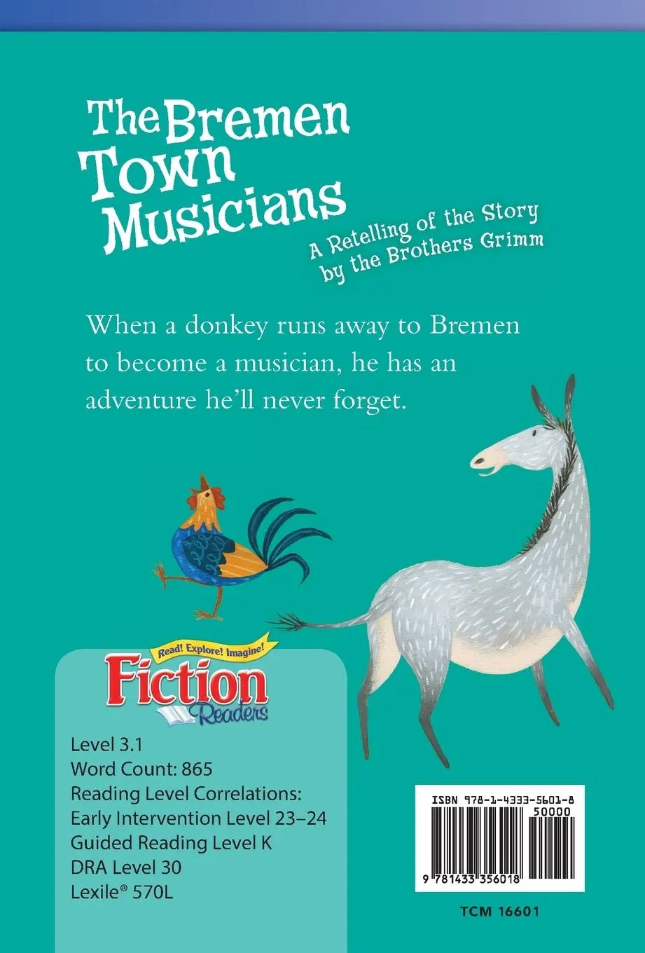 Rückseite: 9781433356018 | The Bremen Town Musicians | Leah Osei | Taschenbuch | Englisch | 2013
