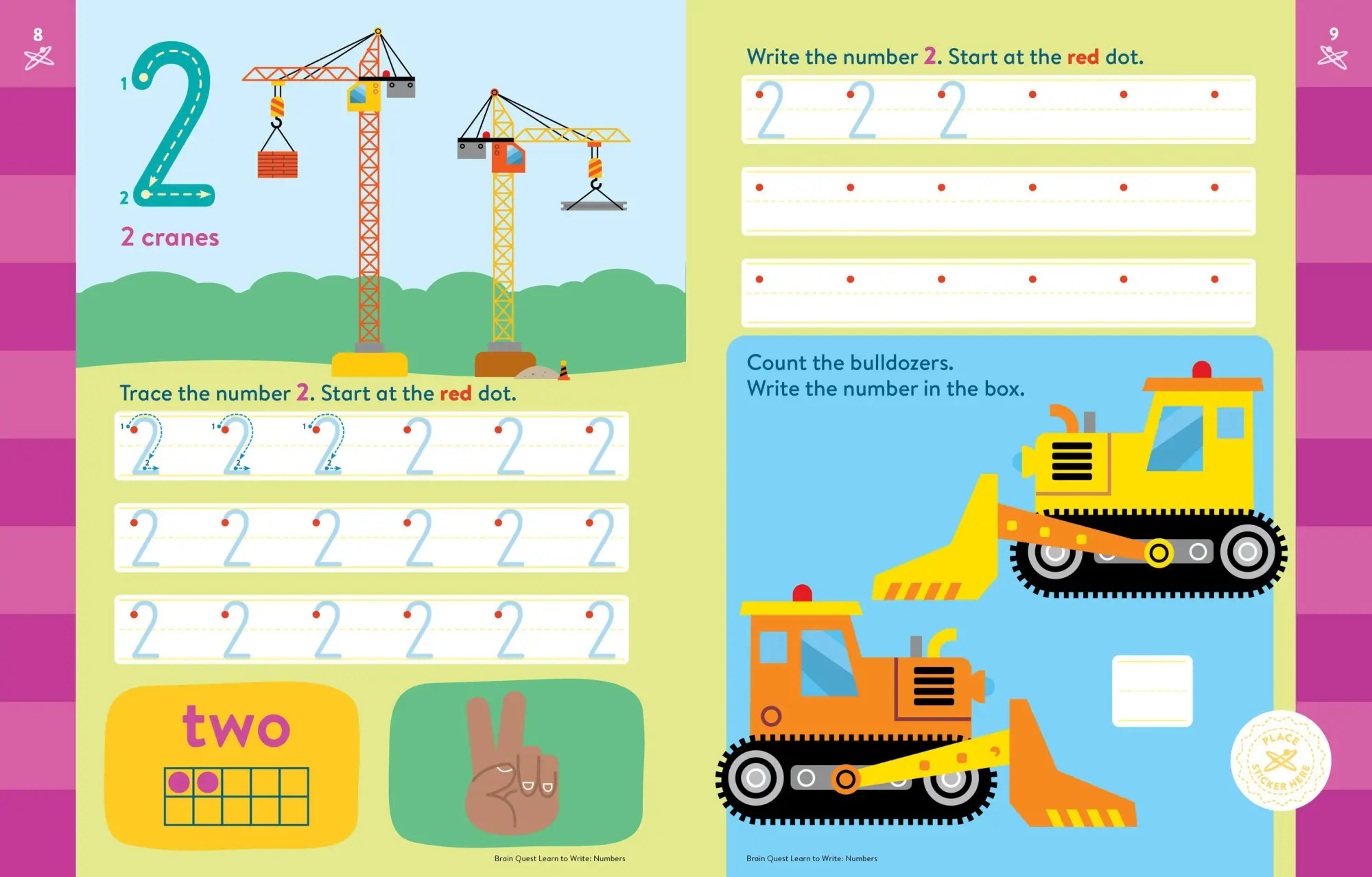 Bild: 9781523516018 | Brain Quest Learn to Write: Numbers | Workman Publishing | Taschenbuch