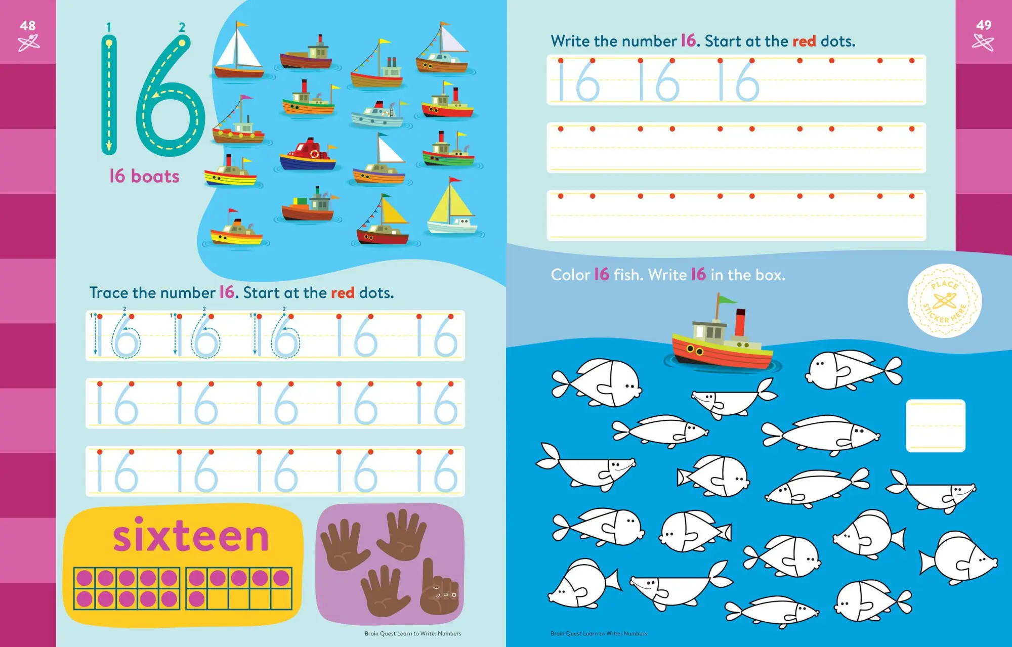 Bild: 9781523516018 | Brain Quest Learn to Write: Numbers | Workman Publishing | Taschenbuch