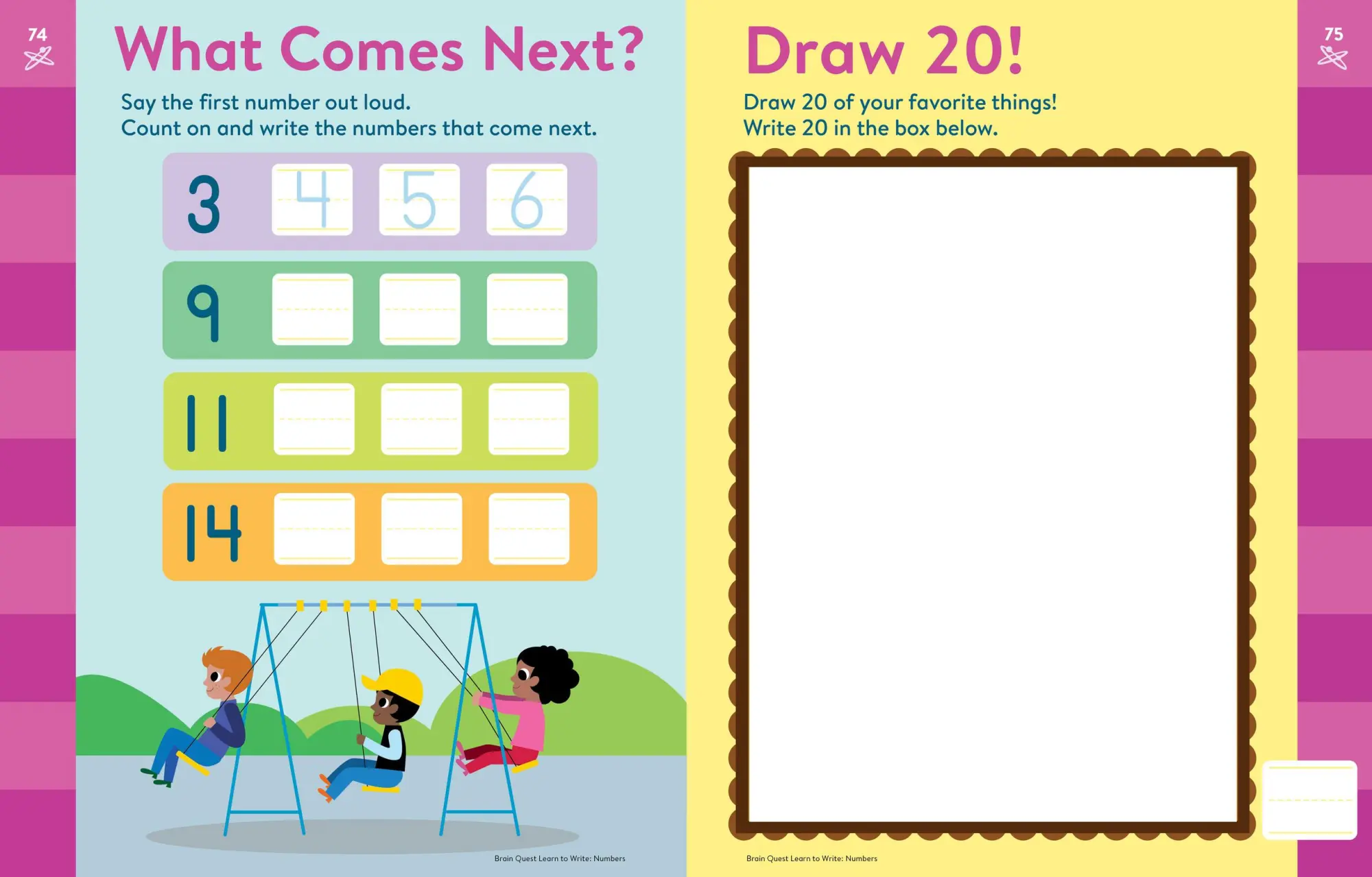 Bild: 9781523516018 | Brain Quest Learn to Write: Numbers | Workman Publishing | Taschenbuch