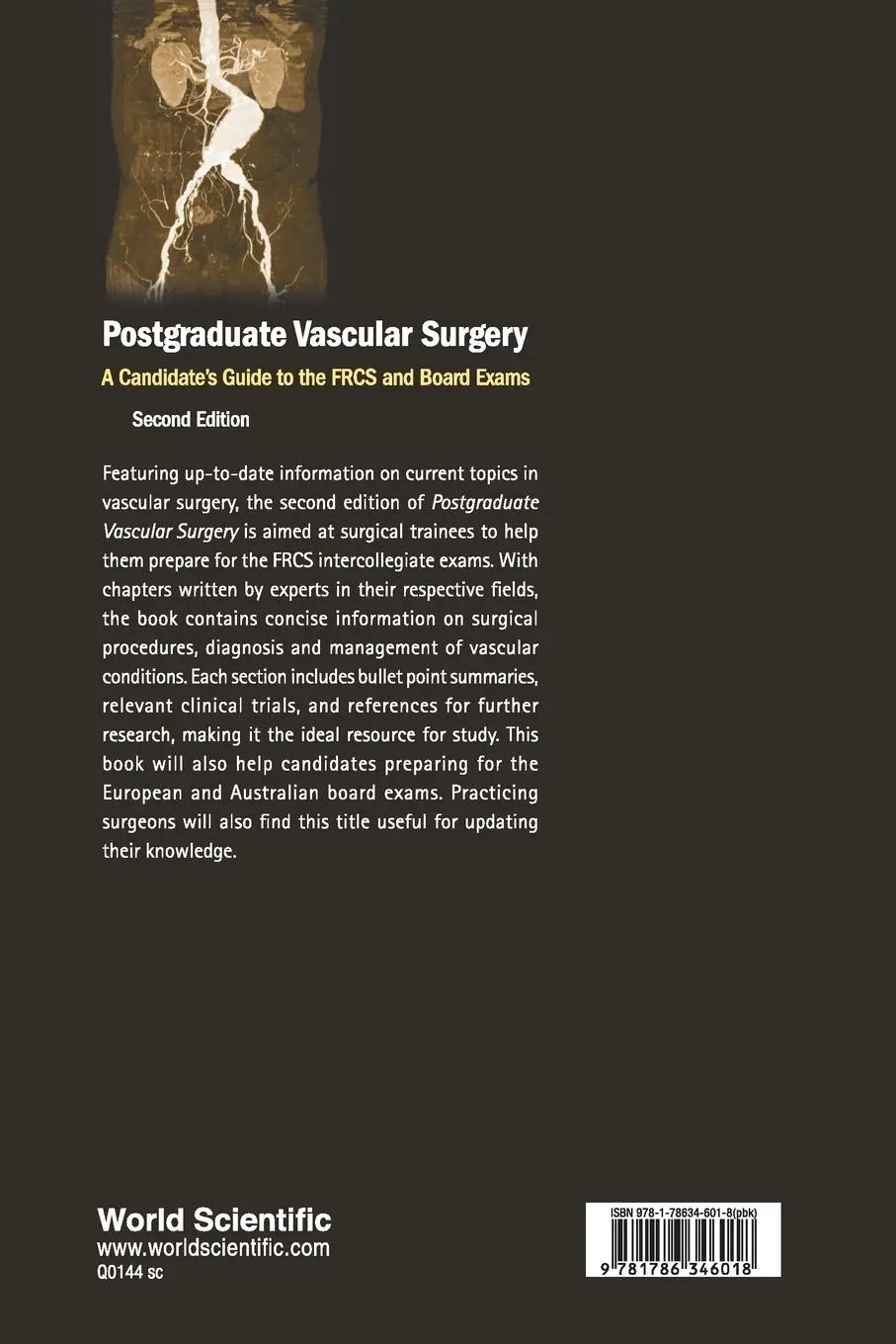 Rückseite: 9781786346018 | POSTGRAD VASCULAR SURGE (2ND ED) | Vish Bhattacharya &amp; Gerard Stansby