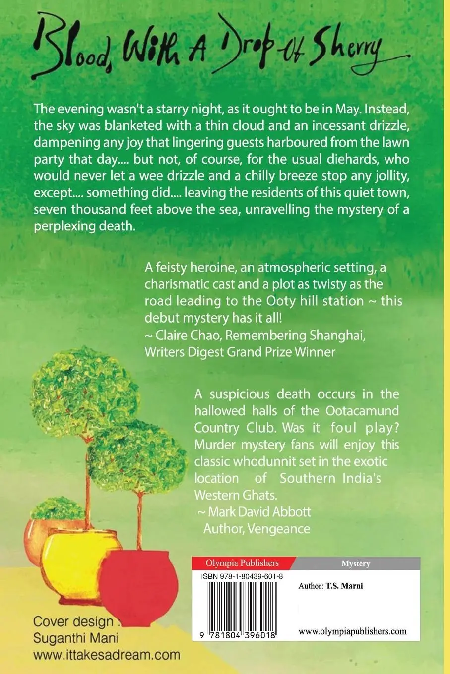 Rückseite: 9781804396018 | Blood, With A Drop of Sherry | T. S. Marni | Taschenbuch | Englisch