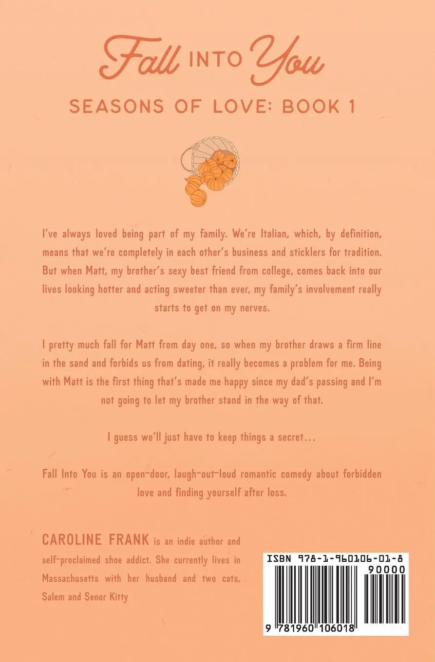 Rückseite: 9781960106018 | Fall Into You | a Brother's Best Friend Romantic Comedy | Frank | Buch