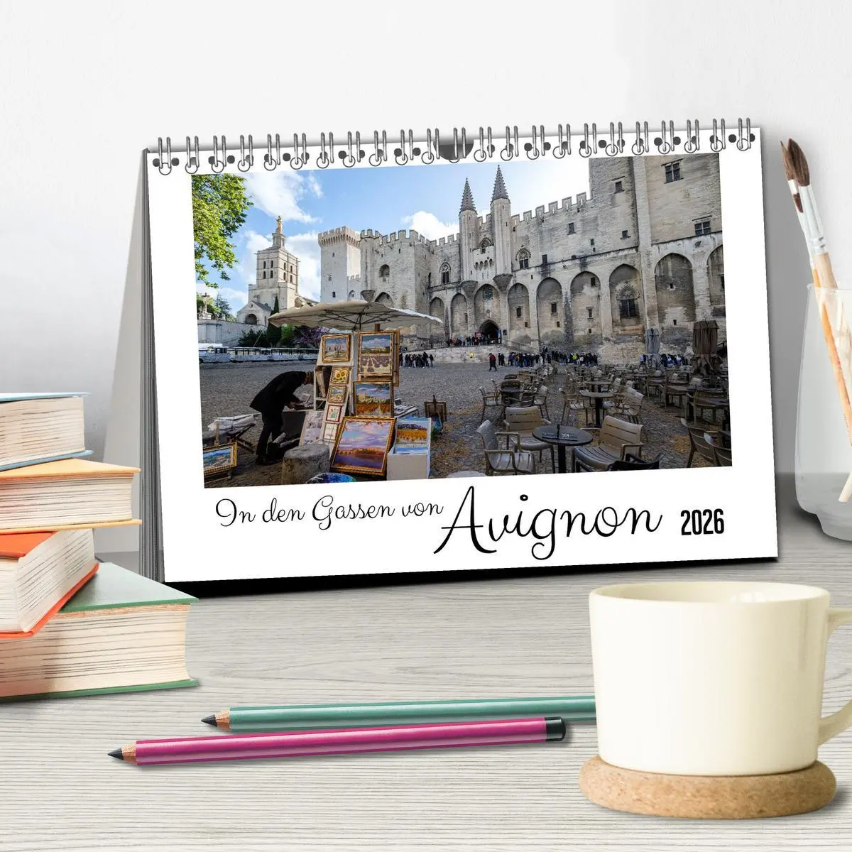 Bild: 9783457396018 | In den Gassen von Avignon (Tischkalender 2026 DIN A5 quer),...