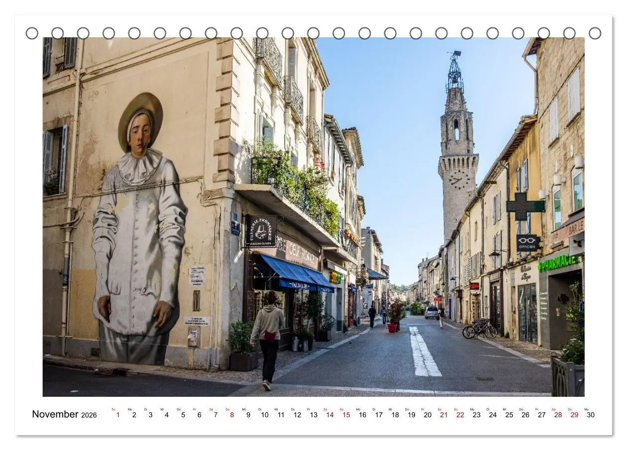 Bild: 9783457396018 | In den Gassen von Avignon (Tischkalender 2026 DIN A5 quer),...