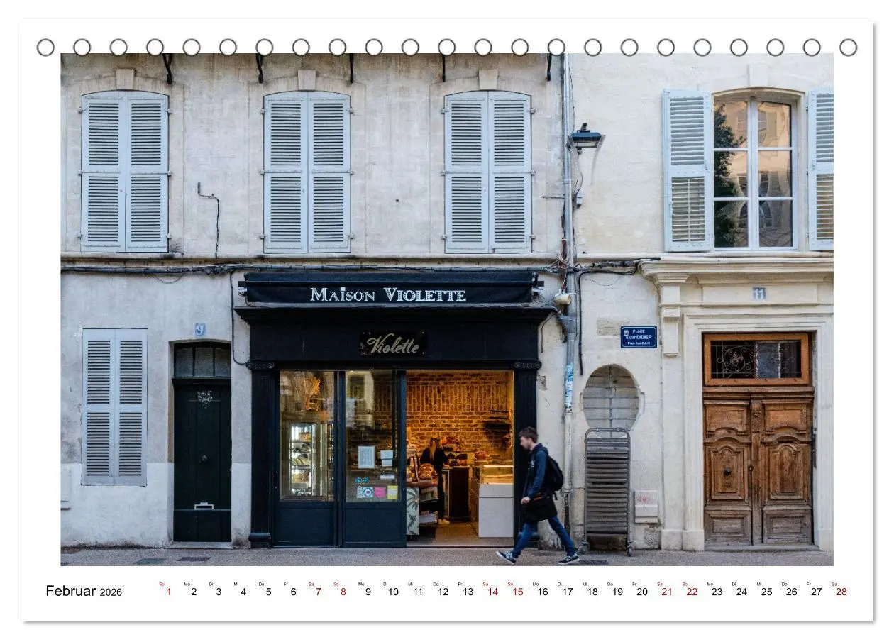 Bild: 9783457396018 | In den Gassen von Avignon (Tischkalender 2026 DIN A5 quer),...