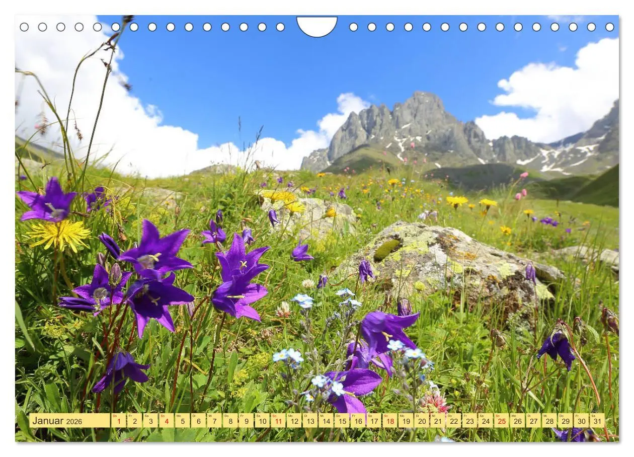 Bild: 9783457846018 | GEORGIEN (Wandkalender 2026 DIN A4 quer), CALVENDO Monatskalender
