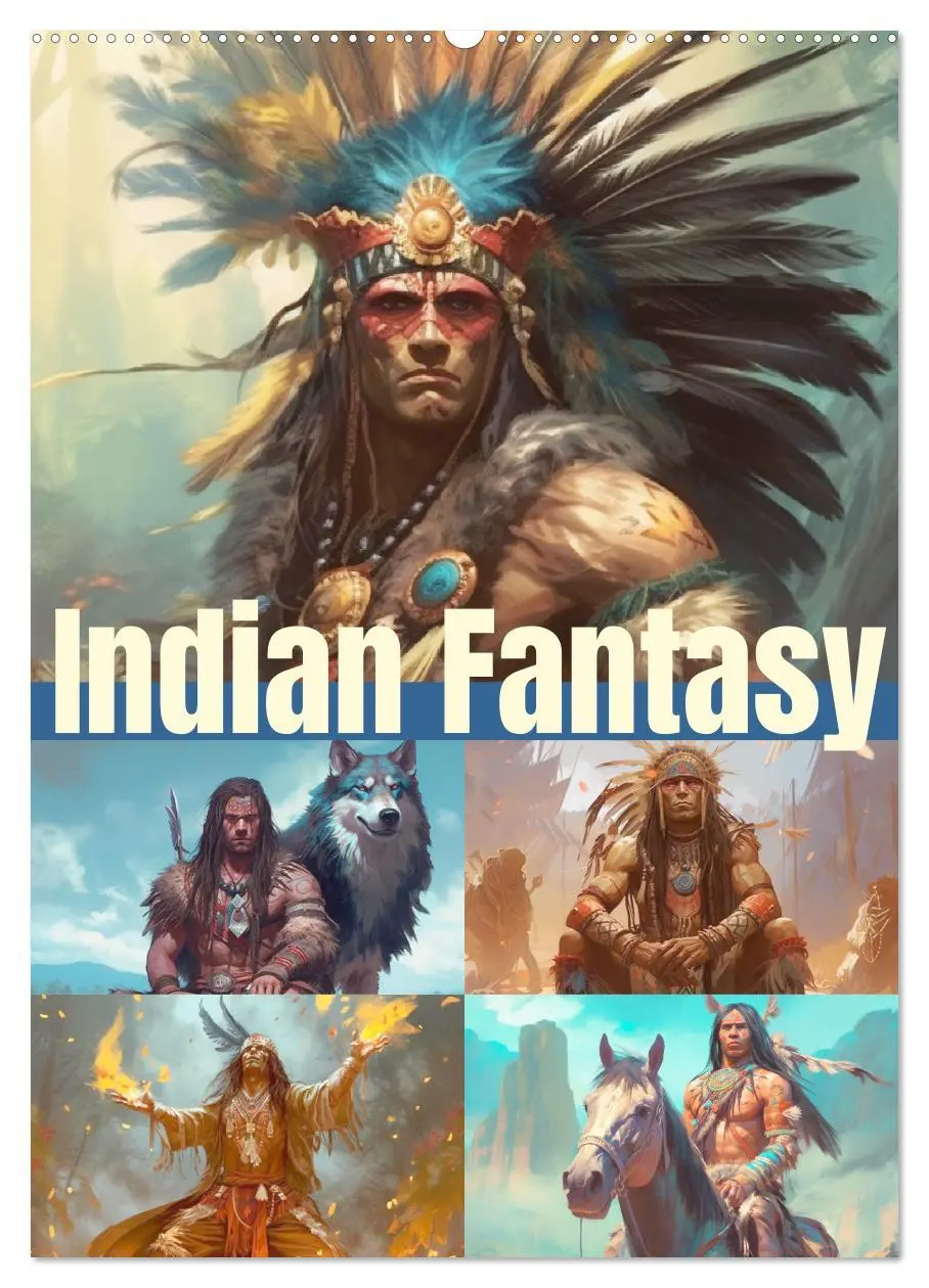 Cover: 9783516316018 | Indian Fantasy (Wandkalender 2026 DIN A2 hoch), CALVENDO...