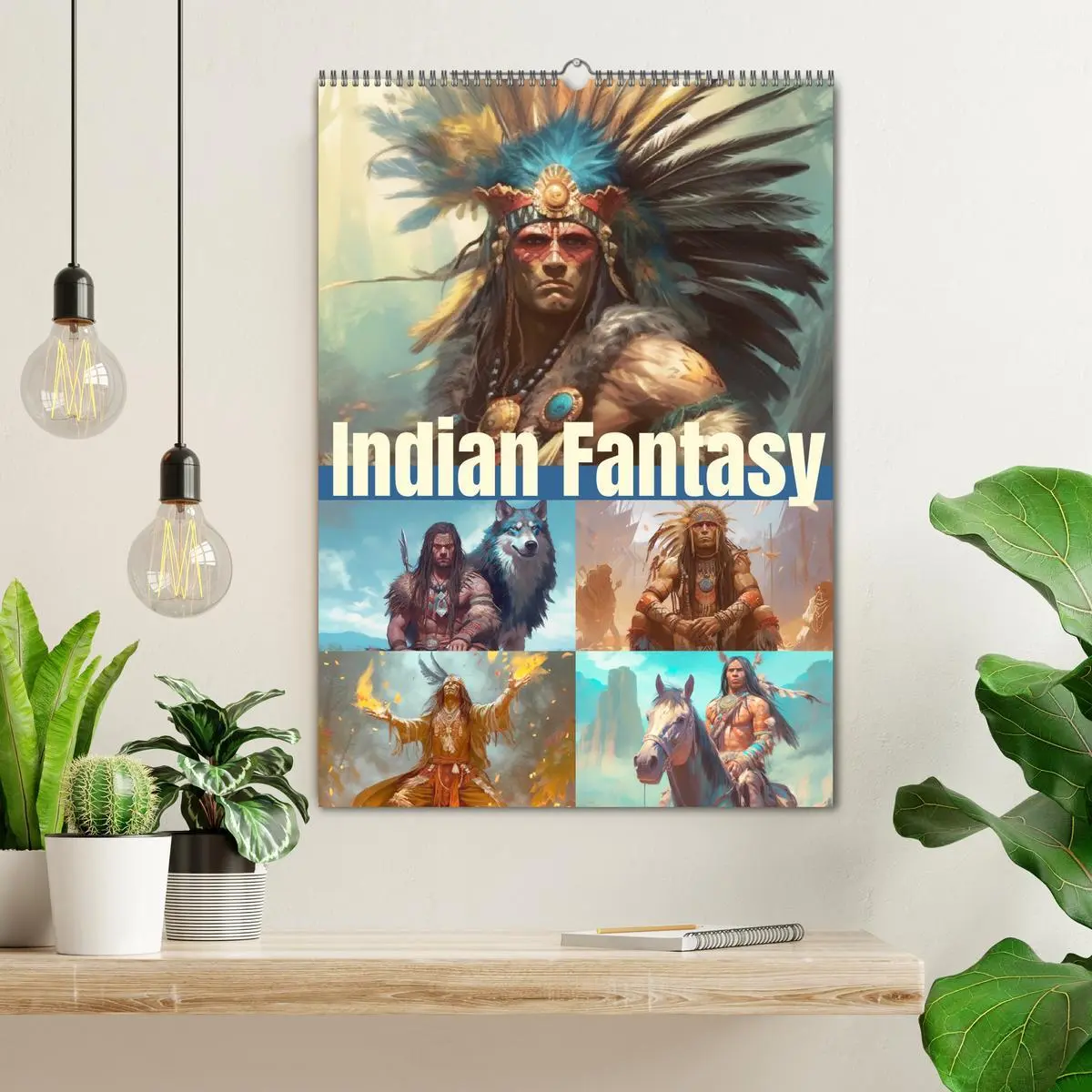 Bild: 9783516316018 | Indian Fantasy (Wandkalender 2026 DIN A2 hoch), CALVENDO...