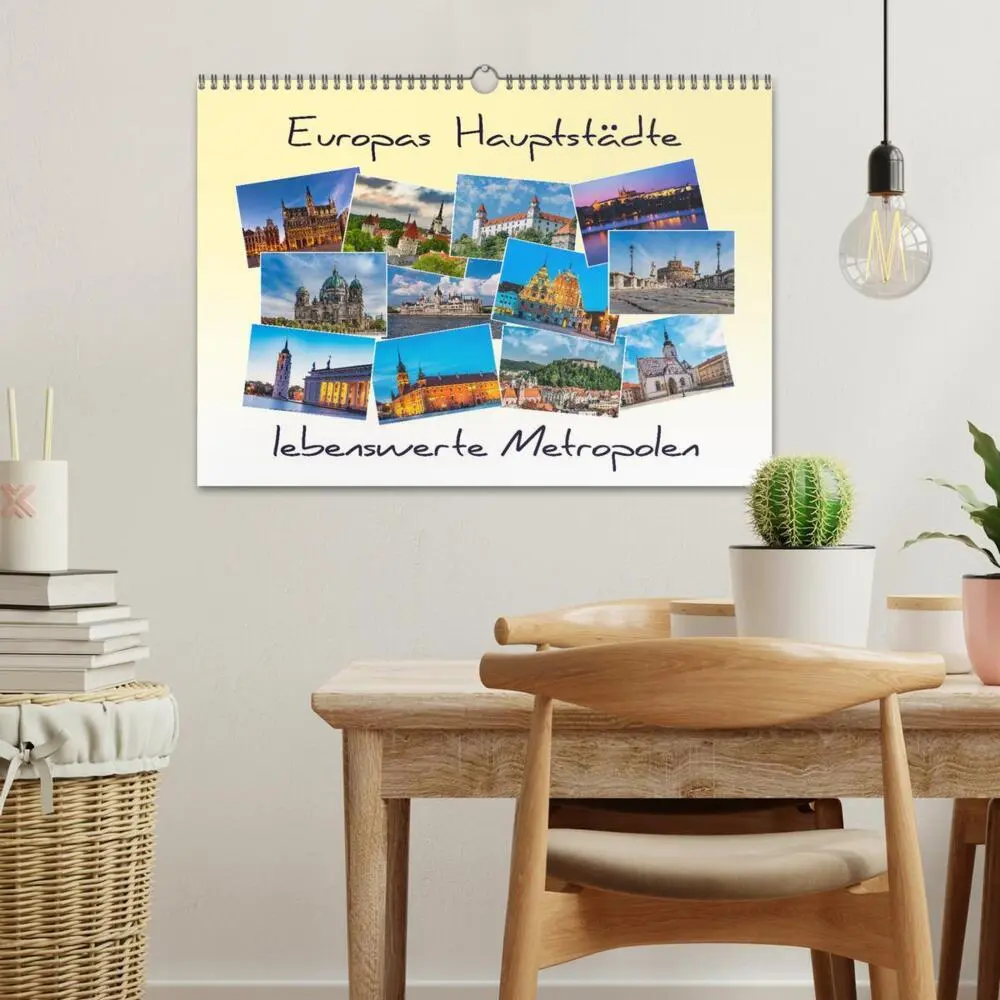 Bild: 9783435366118 | Europas Hauptstädte - lebenswerte Metropolen (Wandkalender 2025 DIN...