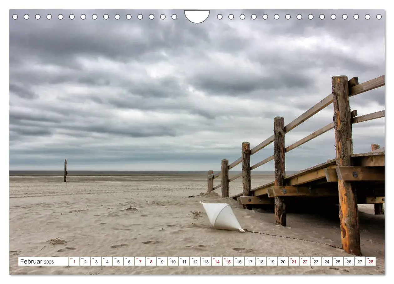 Bild: 9783457906118 | ST. PETER ORDING Strand und Meer (Wandkalender 2026 DIN A4 quer),...