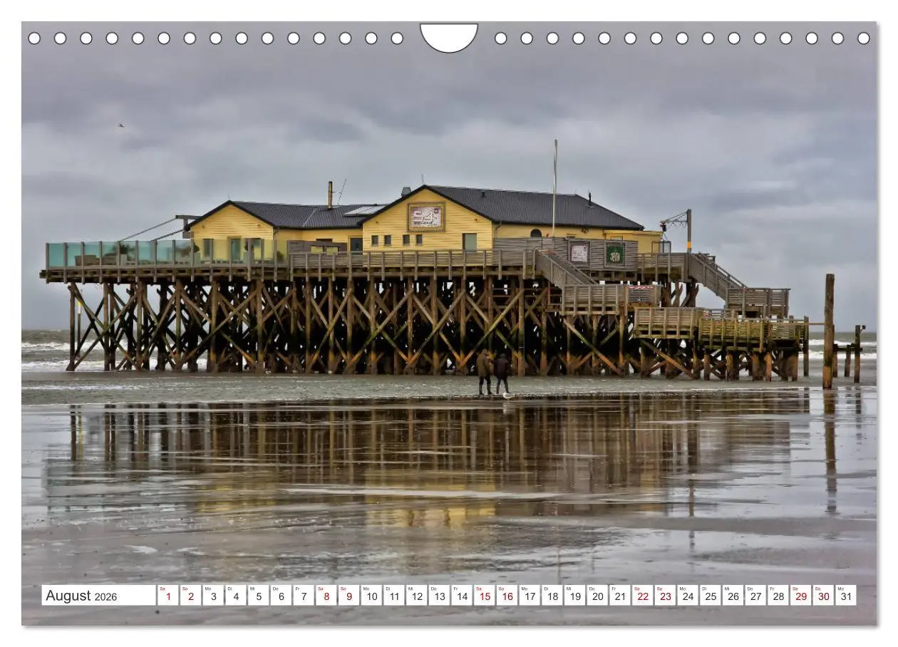 Bild: 9783457906118 | ST. PETER ORDING Strand und Meer (Wandkalender 2026 DIN A4 quer),...