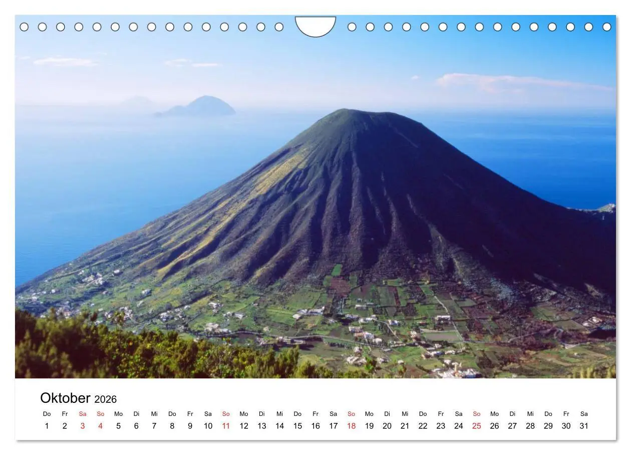 Bild: 9783516236118 | Die Liparischen Inseln (Wandkalender 2026 DIN A4 quer), CALVENDO...