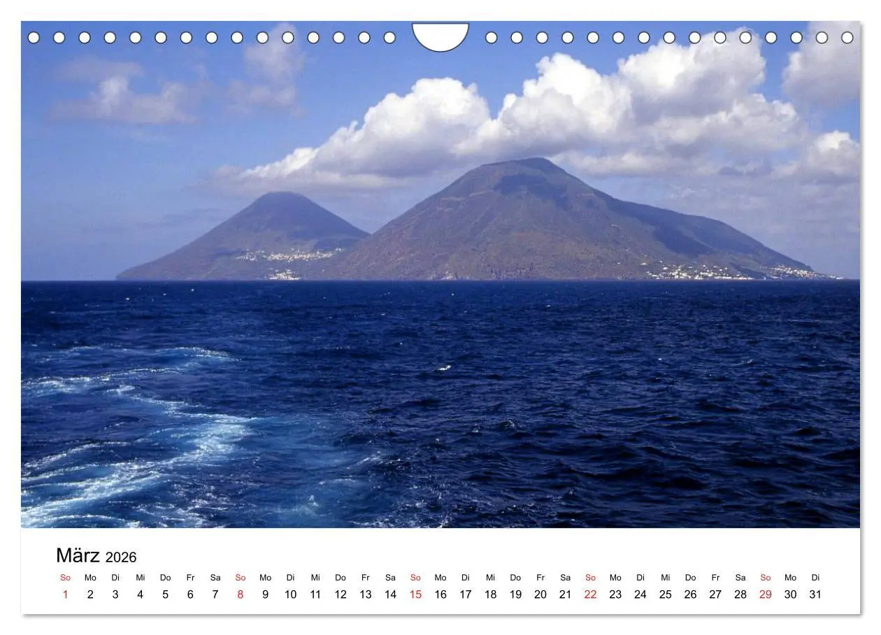 Bild: 9783516236118 | Die Liparischen Inseln (Wandkalender 2026 DIN A4 quer), CALVENDO...