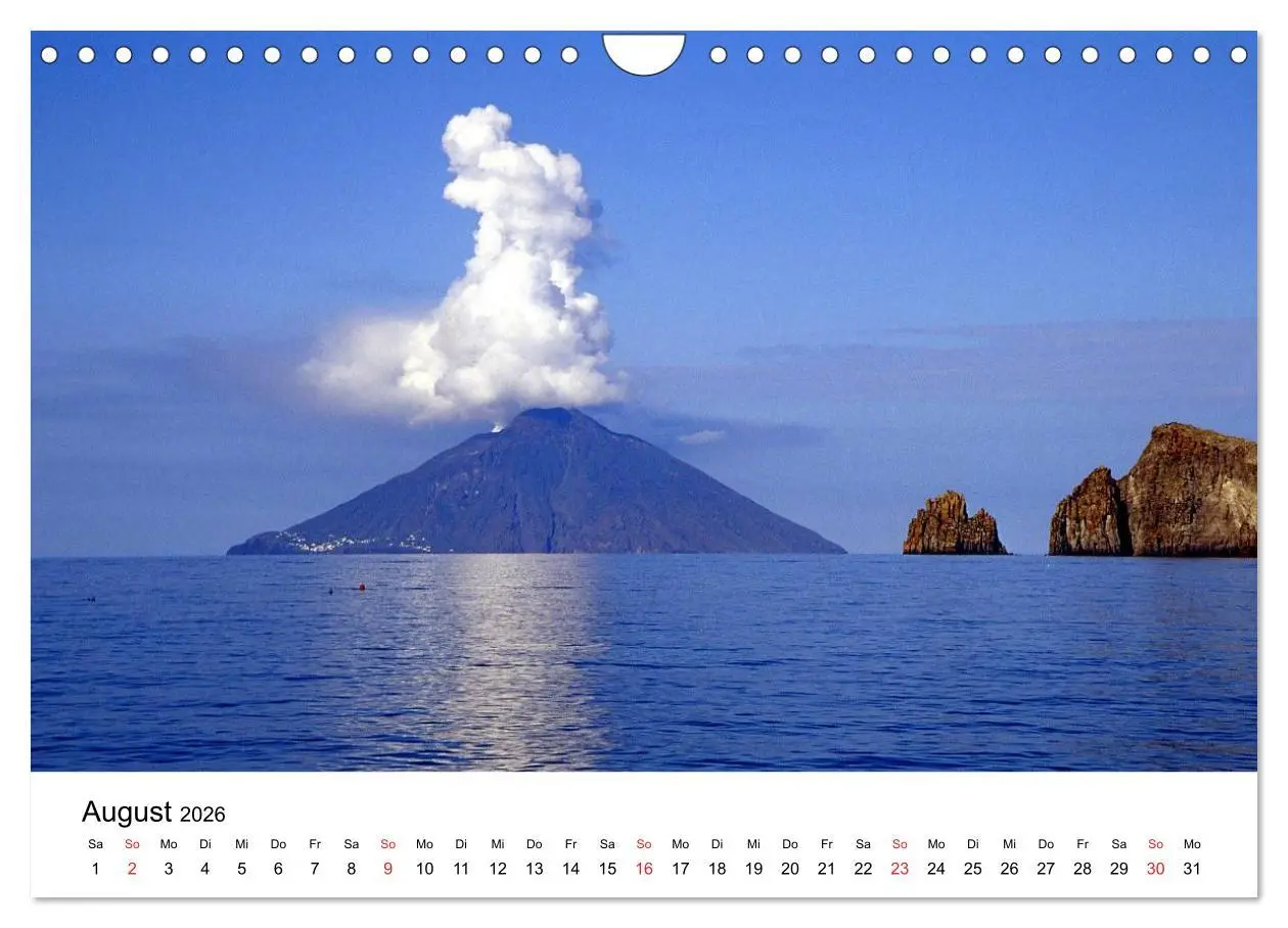 Bild: 9783516236118 | Die Liparischen Inseln (Wandkalender 2026 DIN A4 quer), CALVENDO...