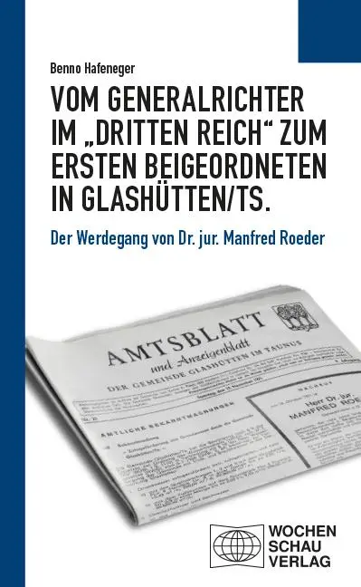Cover: 9783734416118 | Vom Generalrichter im "Dritten Reich" zum Ersten Beigeordneten in...