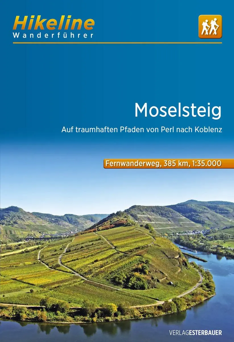 Cover: 9783850006118 | Hikeline Wanderführer Moselsteig | Esterbauer Verlag | Taschenbuch