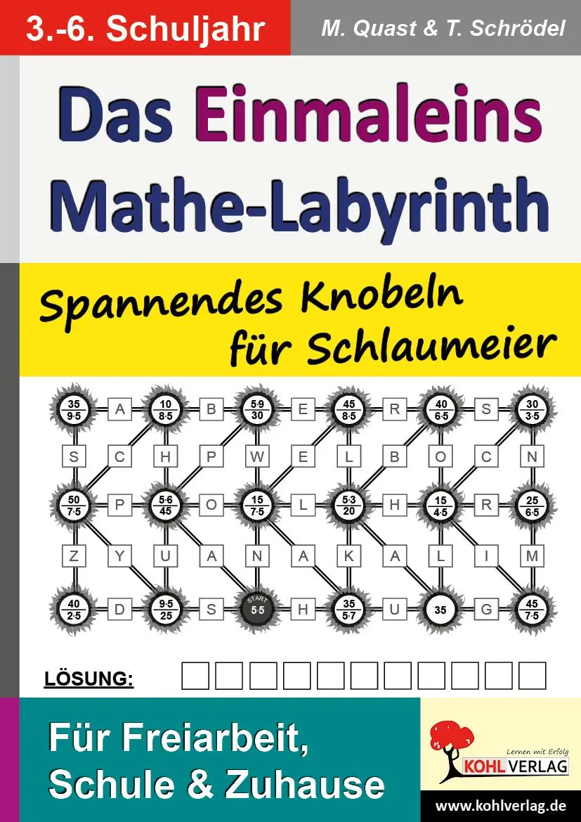 Cover: 9783866326118 | Das 1x1-Mathe-Labyrinth | Mirko Mieland | Taschenbuch | 64 S. | 2013