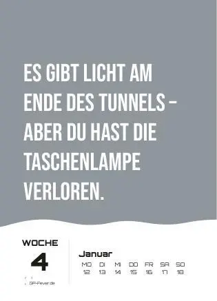 Bild: 9783986736118 | DEMOTIVATION 2026 - dein demotivierender Begleiter - Wochenkalender...