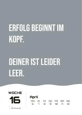 Bild: 9783986736118 | DEMOTIVATION 2026 - dein demotivierender Begleiter - Wochenkalender...