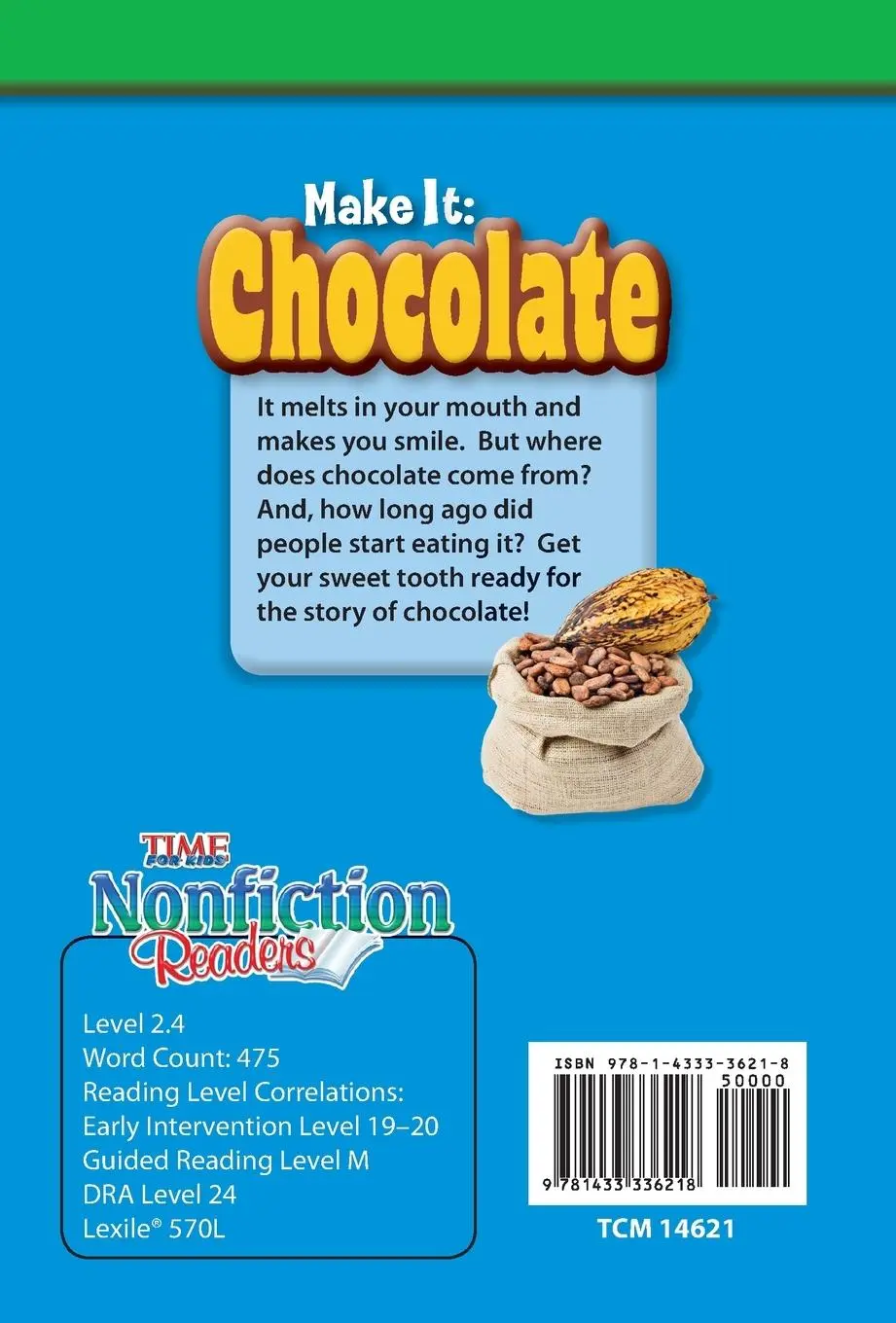 Rückseite: 9781433336218 | Make It | Chocolate : Chocolate (Early Fluent) | Madison Spielman