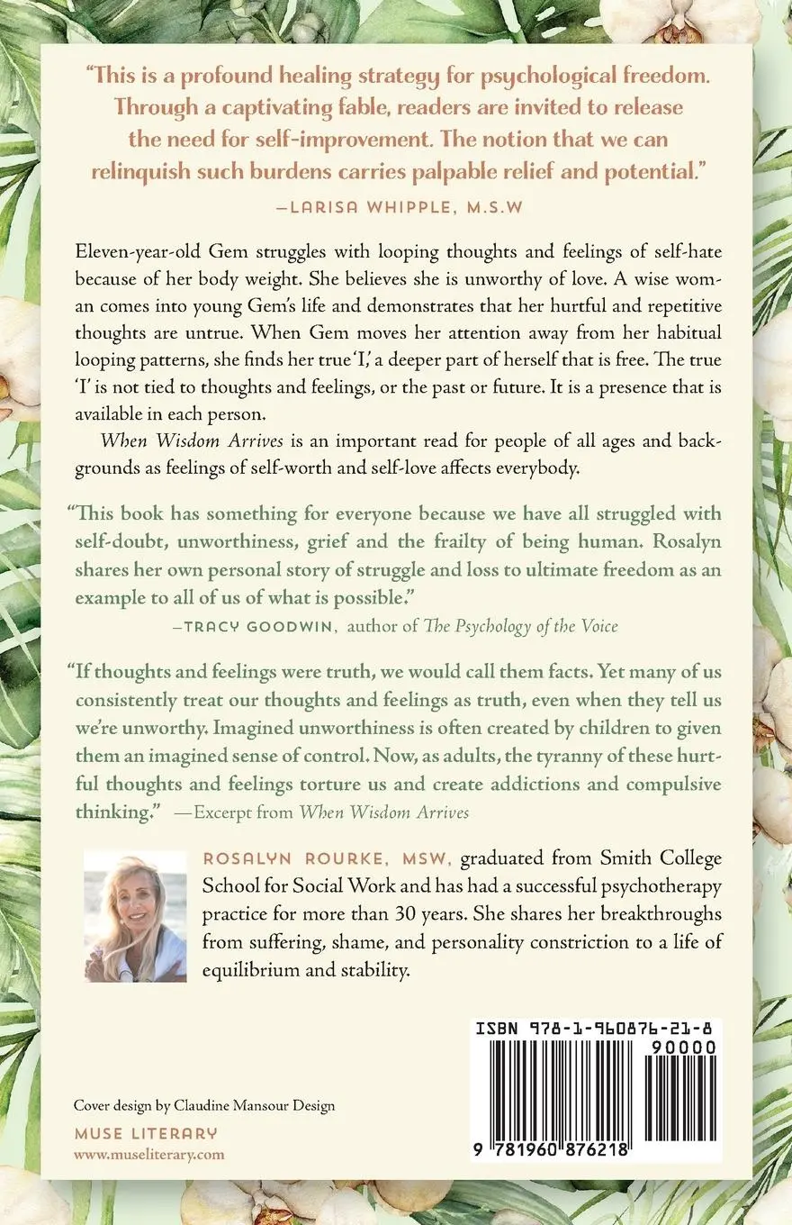 Rückseite: 9781960876218 | When Wisdom Arrives | From Imagined Unworthiness to Freedom | Rourke