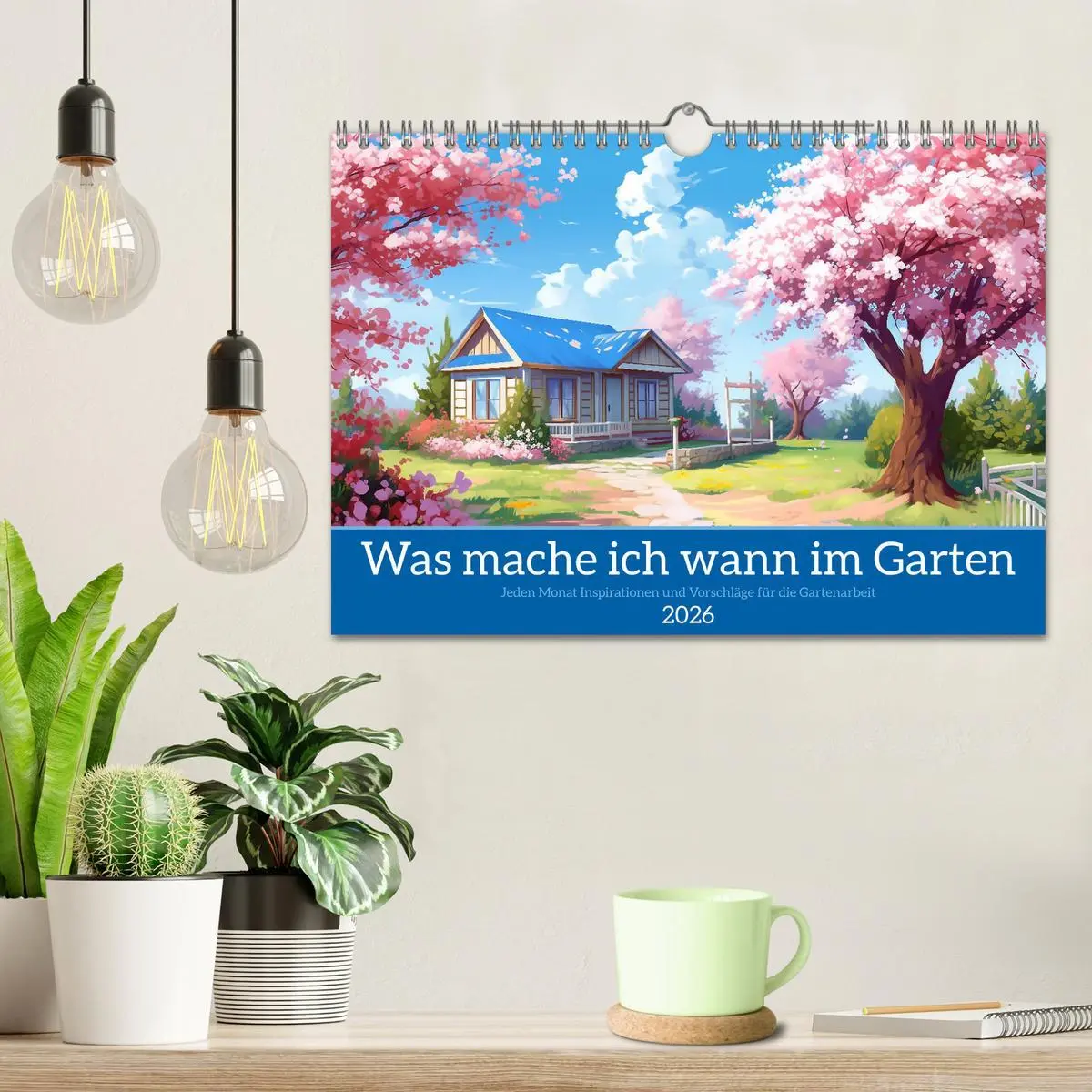 Bild: 9783457376218 | Was mache ich wann im Garten (Wandkalender 2026 DIN A4 quer),...
