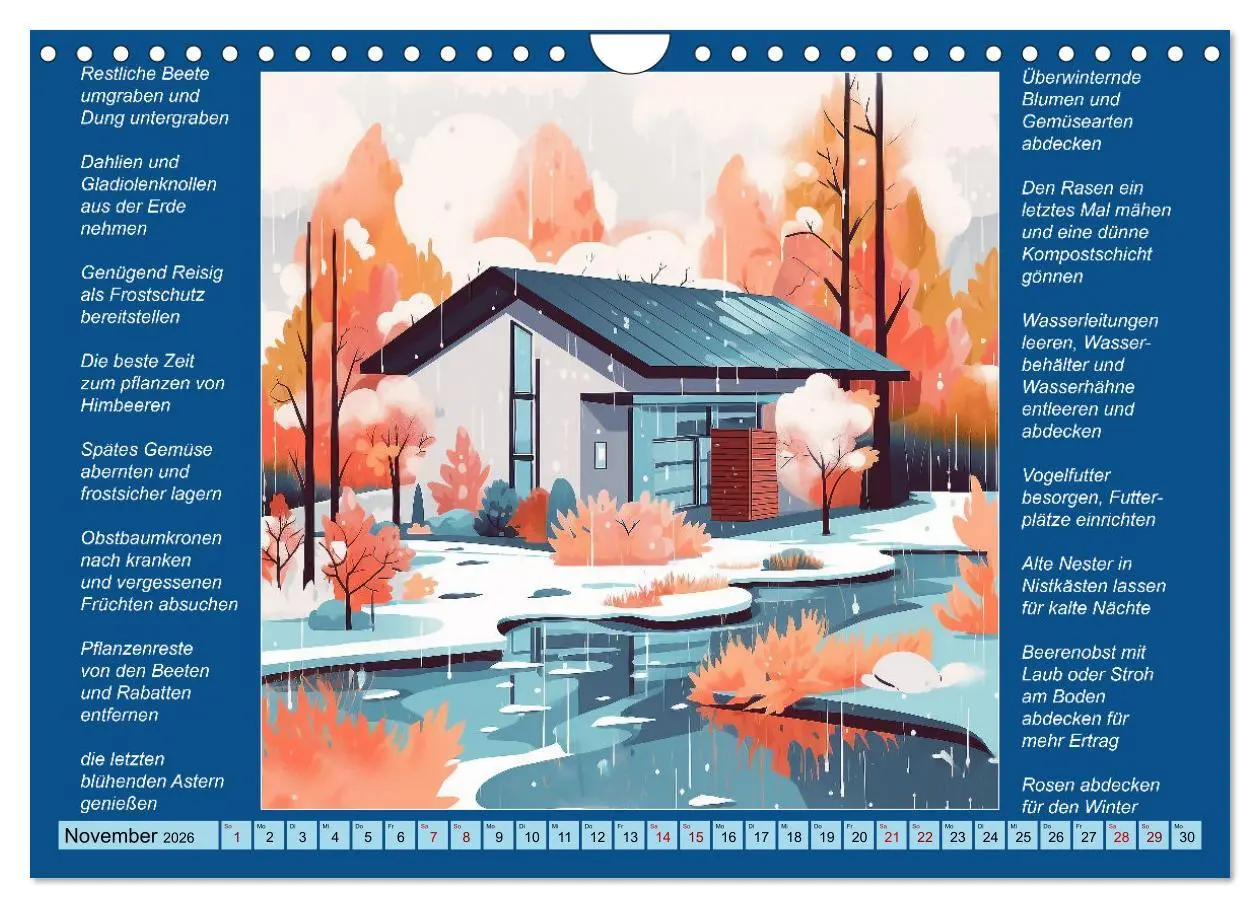Bild: 9783457376218 | Was mache ich wann im Garten (Wandkalender 2026 DIN A4 quer),...