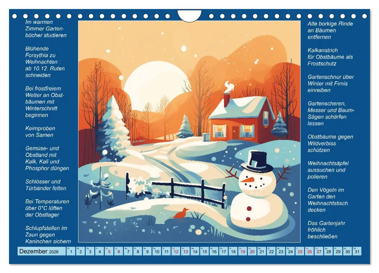Bild: 9783457376218 | Was mache ich wann im Garten (Wandkalender 2026 DIN A4 quer),...