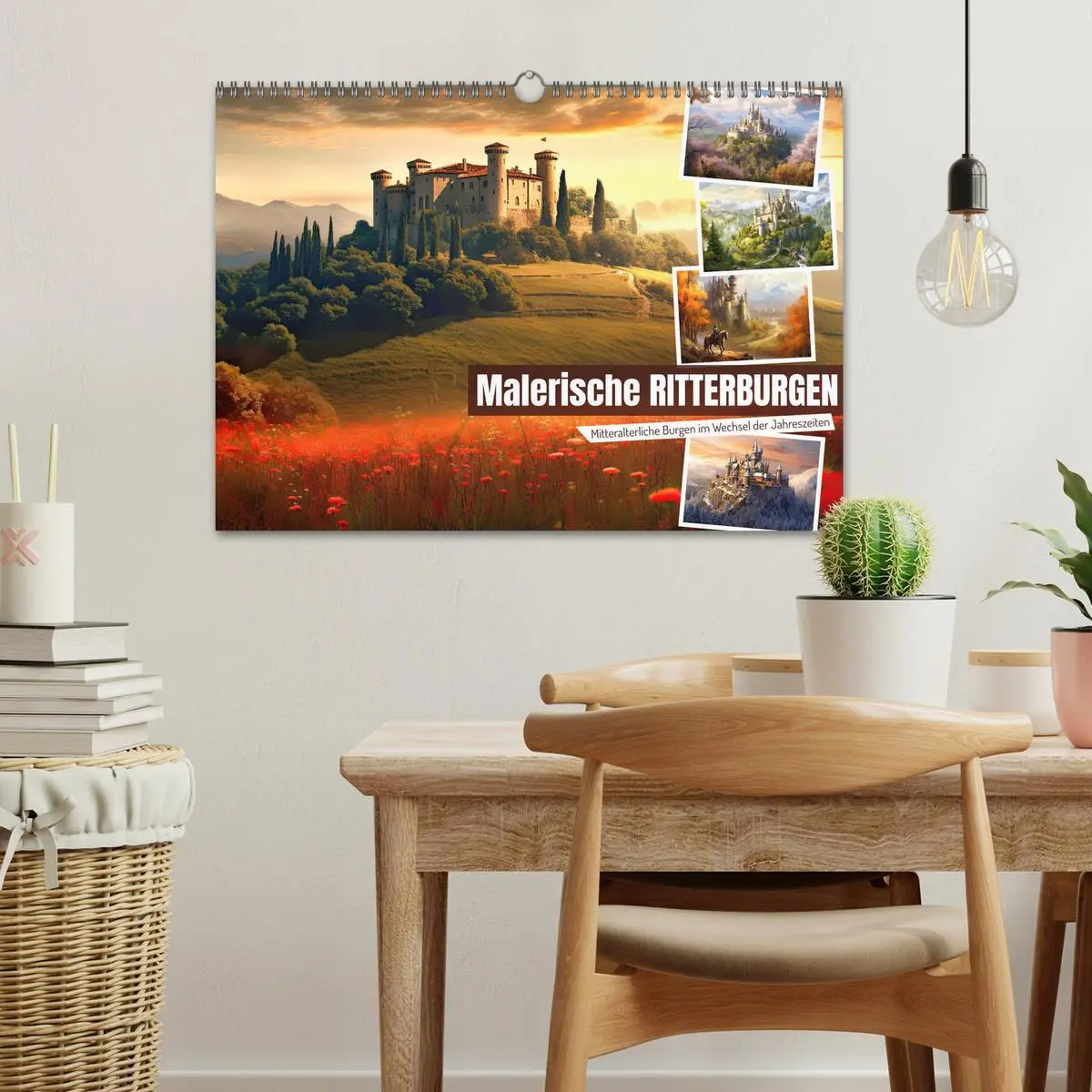 Bild: 9783457516218 | Malerische Ritterburgen (Wandkalender 2026 DIN A3 quer), CALVENDO...