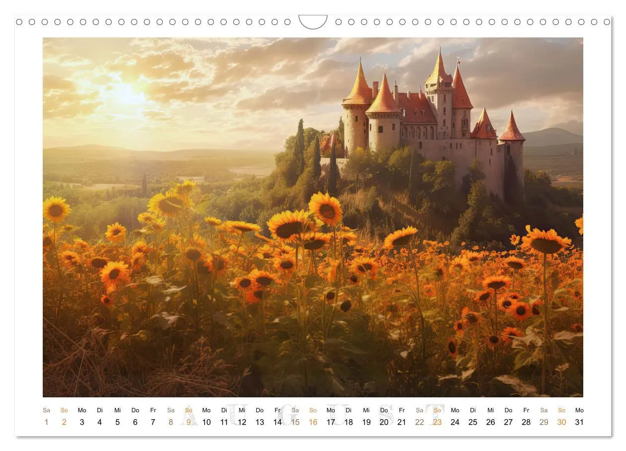 Bild: 9783457516218 | Malerische Ritterburgen (Wandkalender 2026 DIN A3 quer), CALVENDO...
