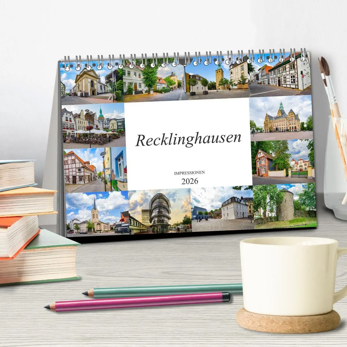 Bild: 9783457686218 | Recklinghausen Impressionen (Tischkalender 2026 DIN A5 quer),...
