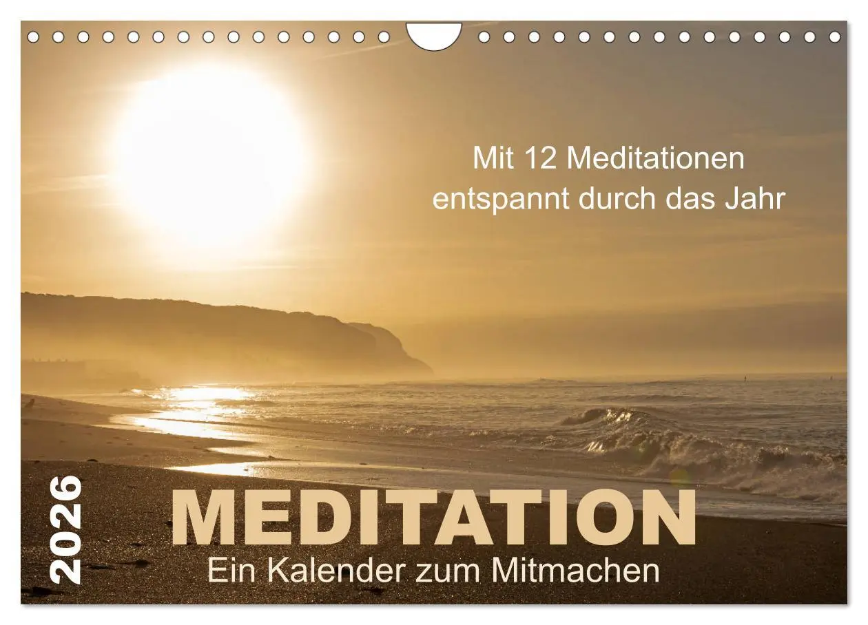 Cover: 9783457756218 | Meditation - Ein Kalender zum Mitmachen (Wandkalender 2026 DIN A4...