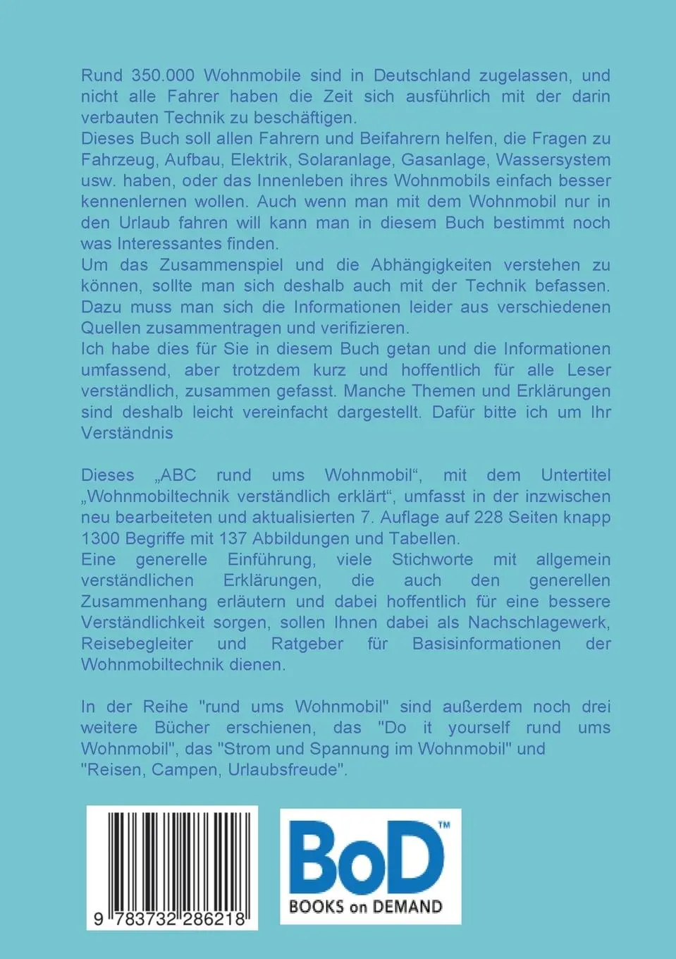 Rückseite: 9783732286218 | ABC rund ums Wohnmobil | Wohnmobiltechnik verständlich erklärt | Buch