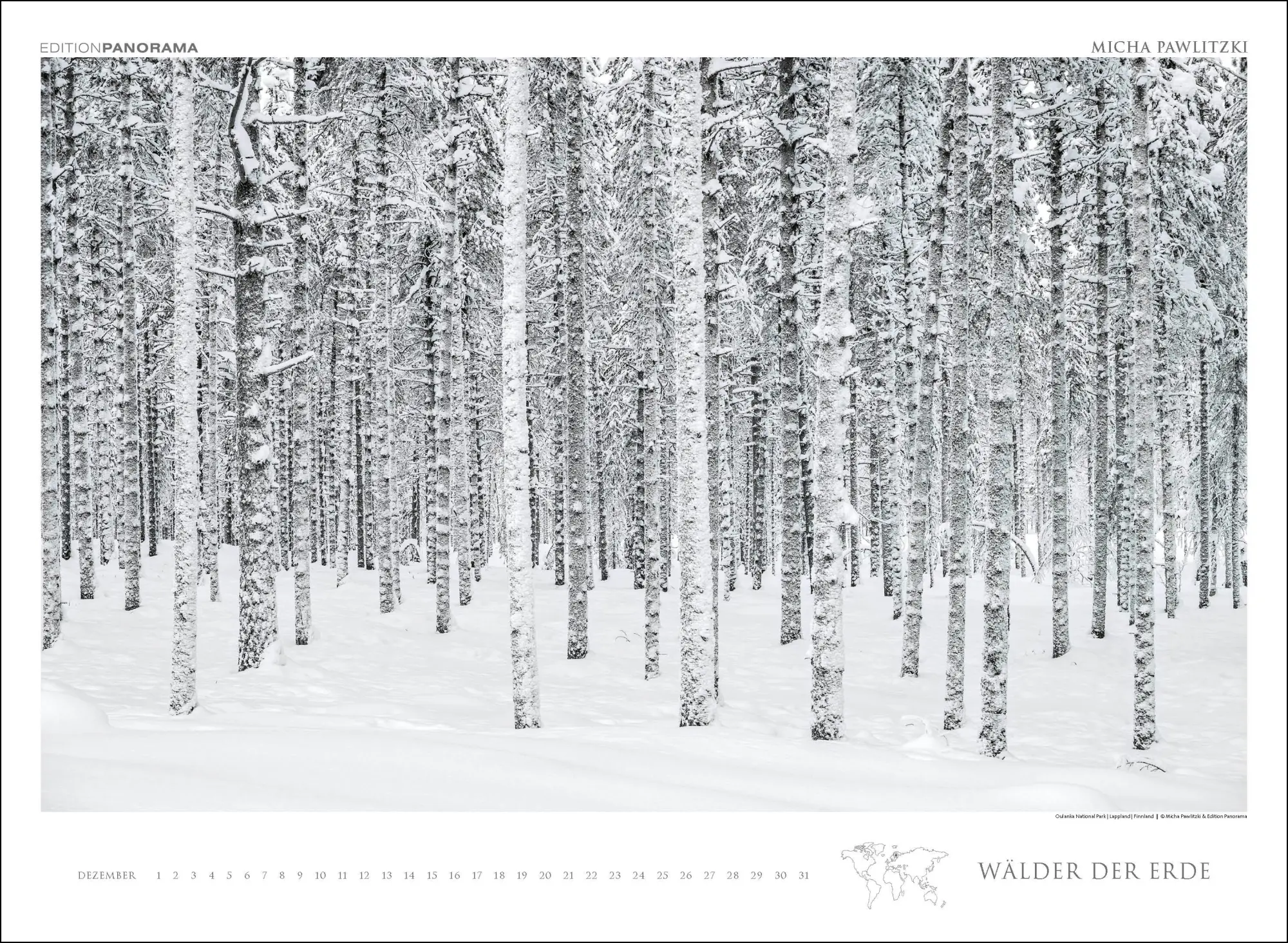 Bild: 9783898236218 | WÄLDER DER ERDE | Immerwährender Kalender im Großformat 80 x 60 cm