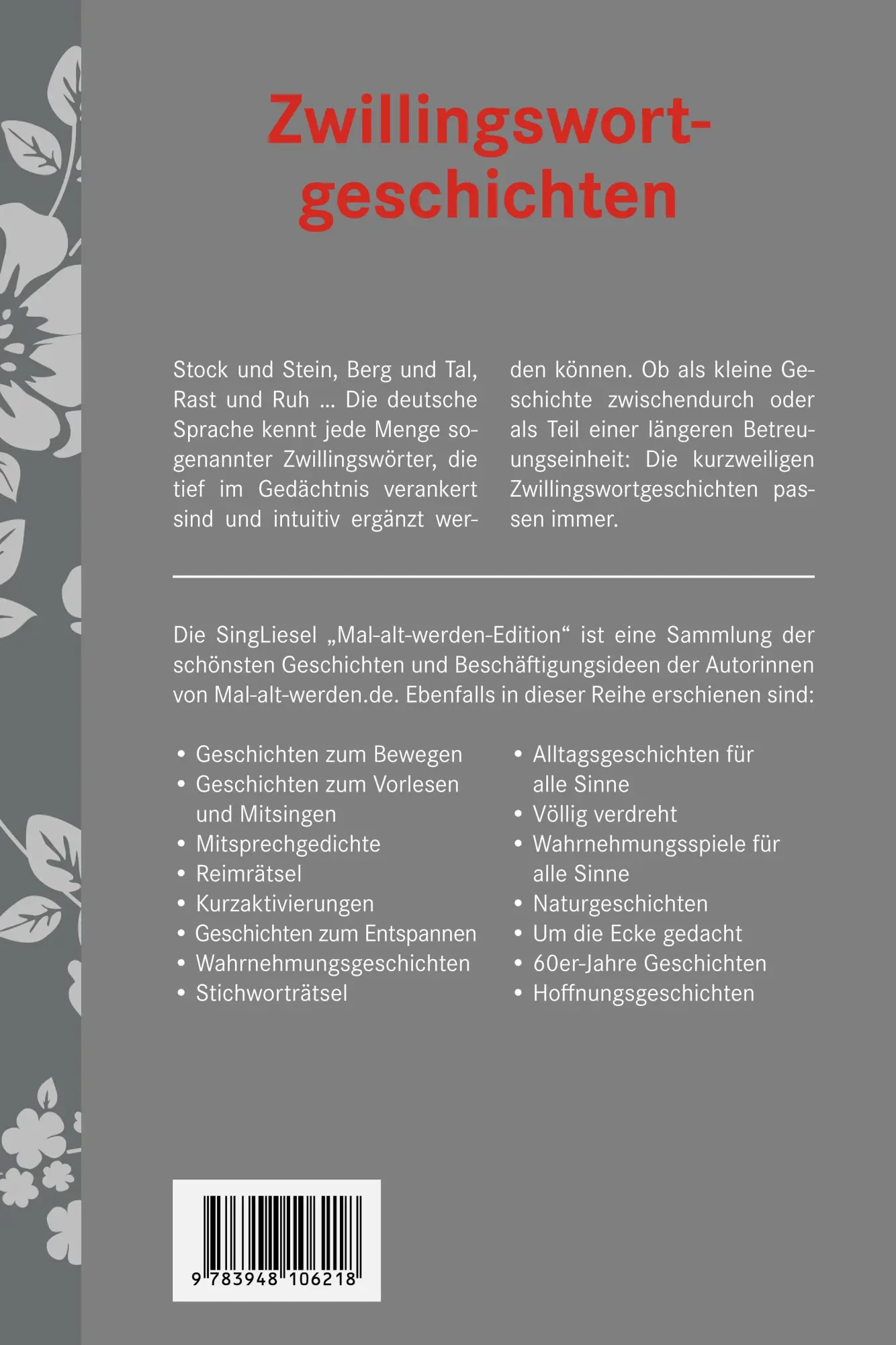 Bild: 9783948106218 | Zwillingswortgeschichten für Senioren | Monika Kaiser | Taschenbuch