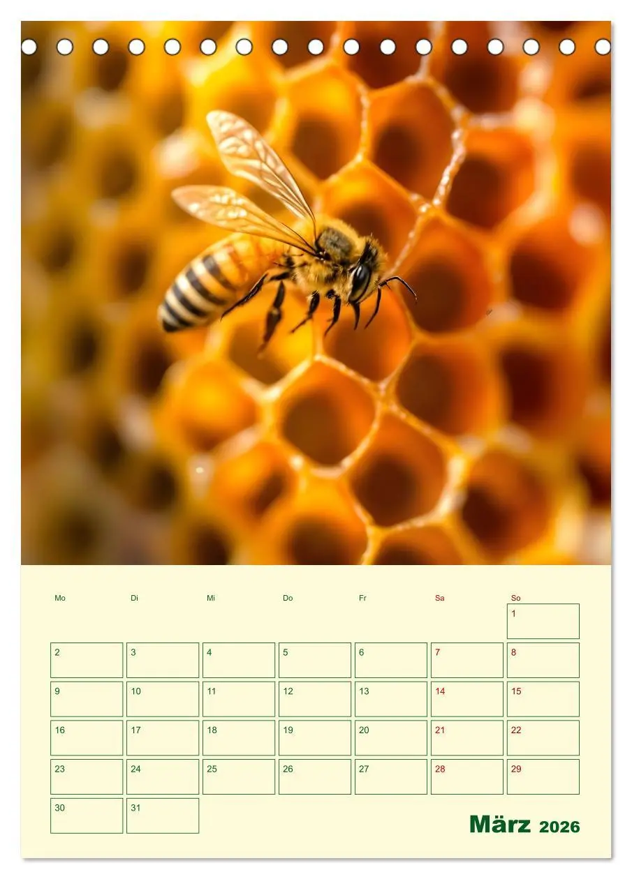 Bild: 9783457296318 | Bienenblick - Ein Jahr mit den Bienen (Tischkalender 2026 DIN A5...