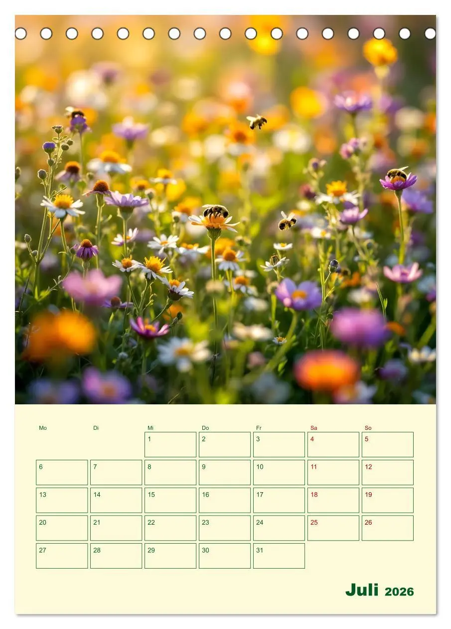 Bild: 9783457296318 | Bienenblick - Ein Jahr mit den Bienen (Tischkalender 2026 DIN A5...