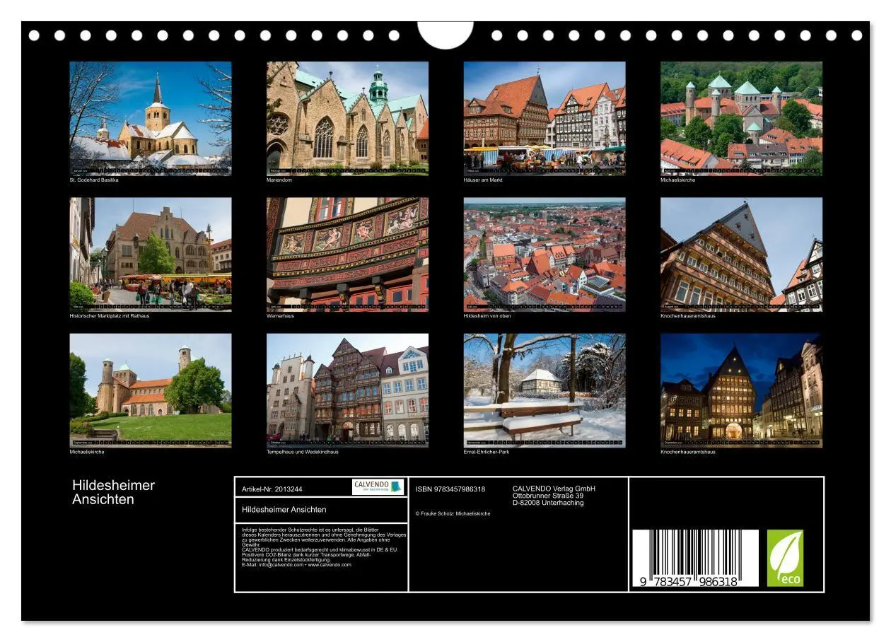 Bild: 9783457986318 | Hildesheimer Ansichten (Wandkalender 2026 DIN A4 quer), CALVENDO...