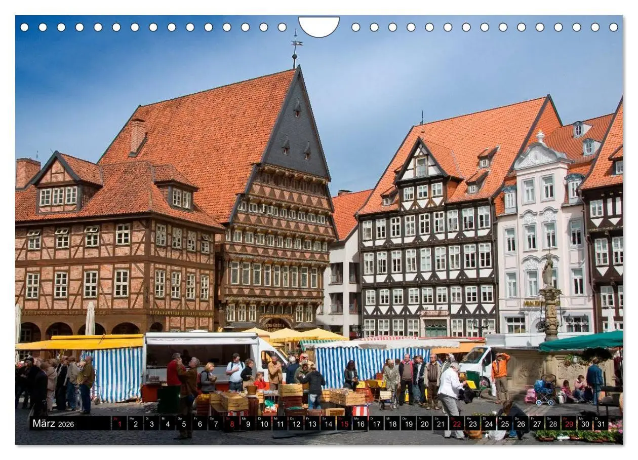 Bild: 9783457986318 | Hildesheimer Ansichten (Wandkalender 2026 DIN A4 quer), CALVENDO...
