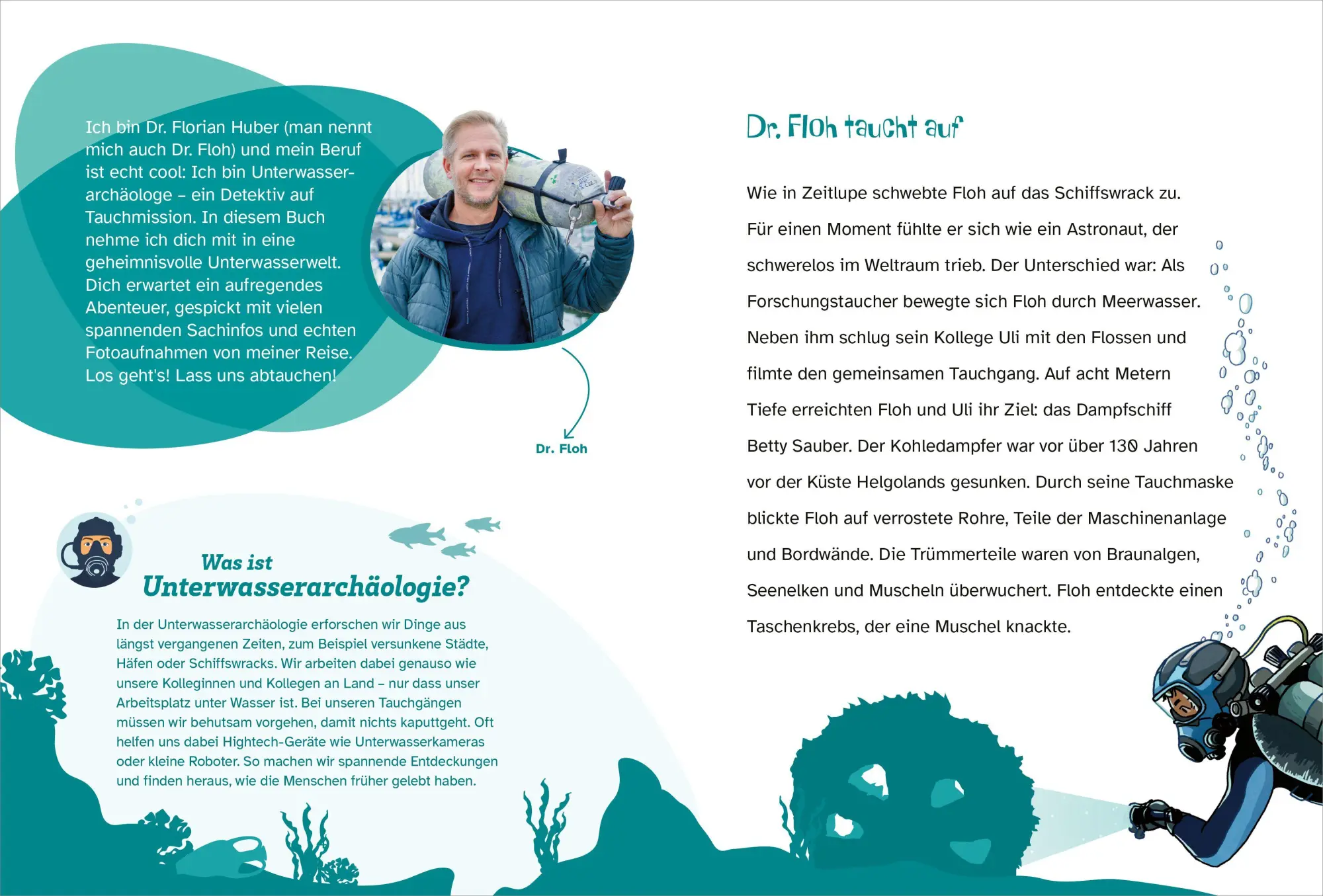 Bild: 9783788646318 | WAS IST WAS. Dr. Floh taucht ab. Der Schatz der Cenote. Ein...