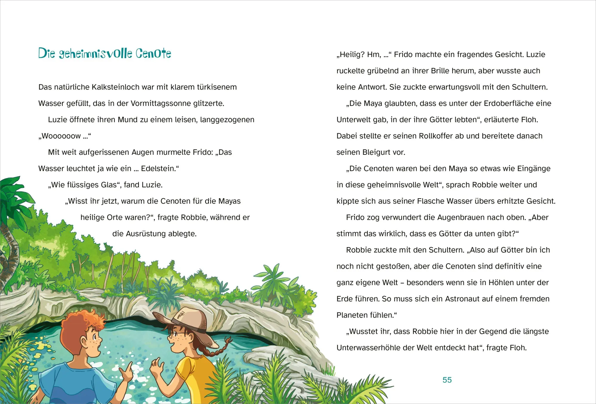Bild: 9783788646318 | WAS IST WAS. Dr. Floh taucht ab. Der Schatz der Cenote. Ein...