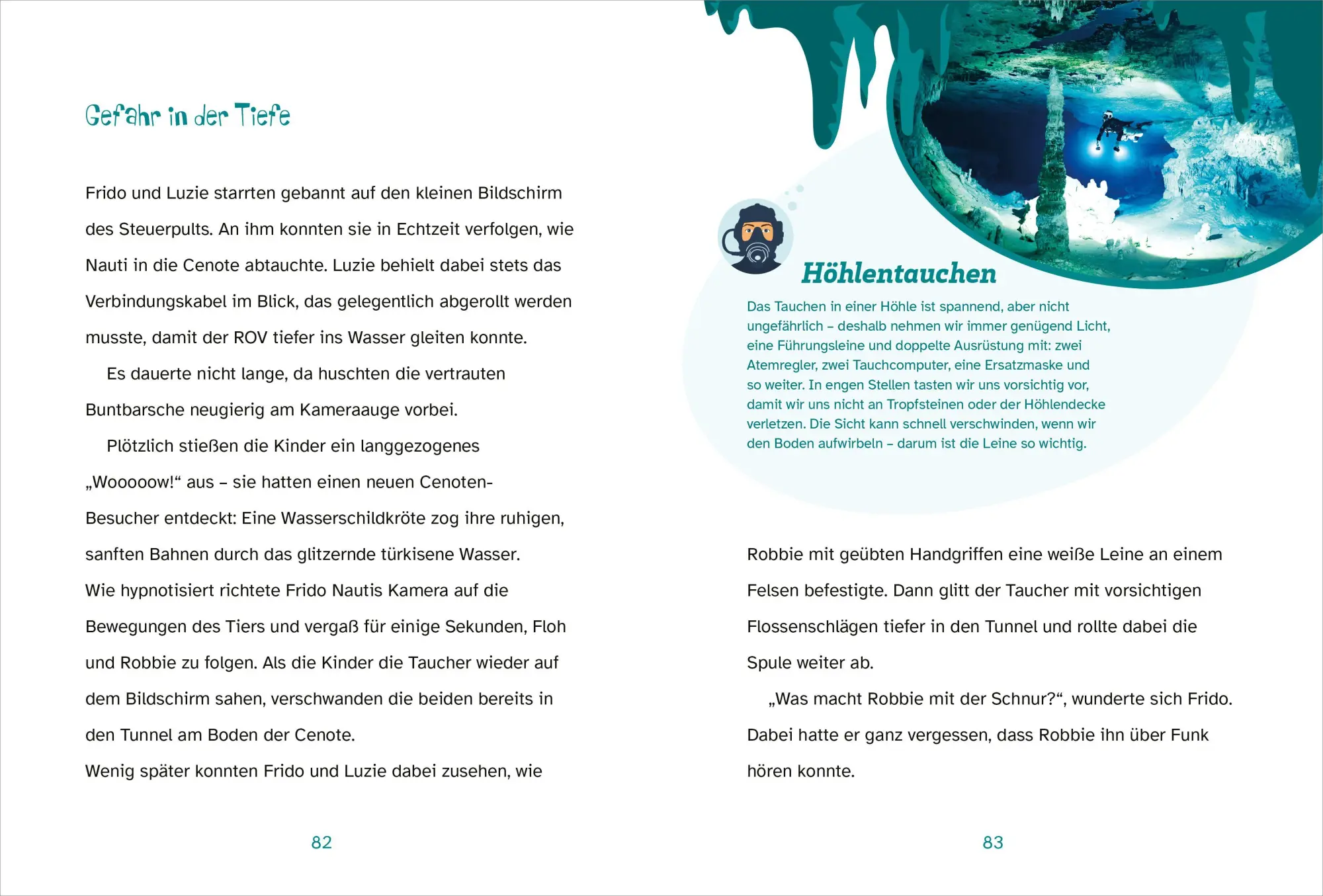 Bild: 9783788646318 | WAS IST WAS. Dr. Floh taucht ab. Der Schatz der Cenote. Ein...