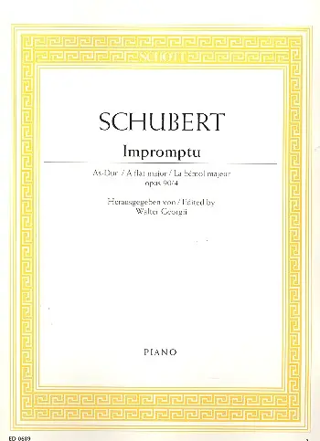 Cover: 9790001086318 | Impromptu | Franz Schubert | Buch | 8 S. | Deutsch | 1984