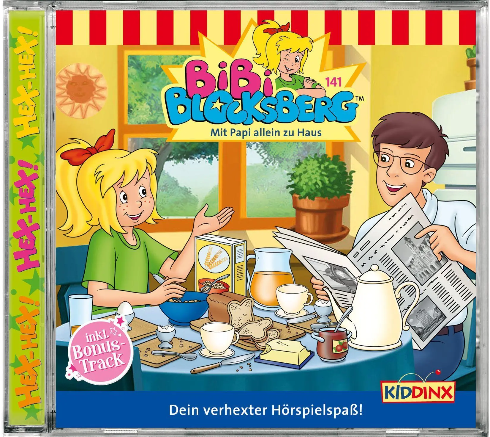 Cover: 4001504256418 | Folge 141: Mit Papi allein zu Haus | Bibi Blocksberg | Audio-CD | CD